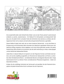 Gartenträume - Ein Malbuch für Achtsamkeit und Gelassenheit achterzijde