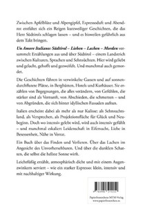 Un Amore Italiano: Südtirol: Lieben - Lachen - Morden achterzijde