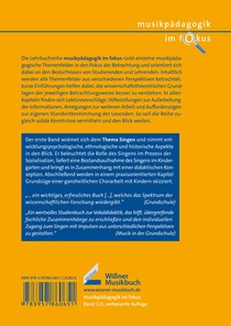 Aspekte des Singens achterzijde