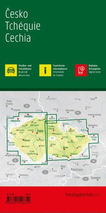 Czechia Road and Leisure Map achterzijde
