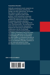 Somatoform Disorders achterzijde
