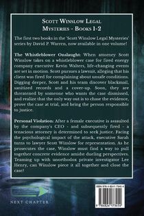 Scott Winslow Legal Mysteries - Books 1-2 achterzijde