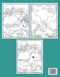 Dinosaur Book for Kids 4-8 Years Old achterzijde
