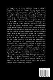 The Algorithm of Time, Exploring History's Lessons Through Technology and Thought achterzijde