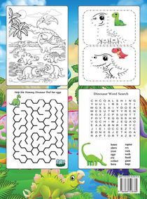 Dinosaur Activity Book for Kids achterzijde