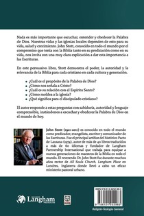 La Palabra de Dios Para El Mundo de Hoy achterzijde
