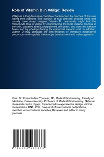 Role of Vitamin D in Vitiligo achterzijde