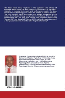 Handbook on Cognitive Restructuring and Study Skill Training achterzijde