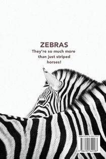 Zebras The Ultimate Zebra Book for Kids achterzijde