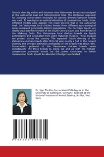 Genetic Diversity and Conservation Priority of Vietnamese Chicken achterzijde