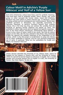 Colour Motif in Adichie's 'Purple Hibiscus' and 'Half of a Yellow Sun' achterzijde