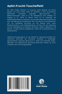 Apfel-Frucht-Taucheffekt achterzijde