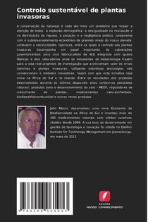 Controlo sustentável de plantas invasoras achterzijde