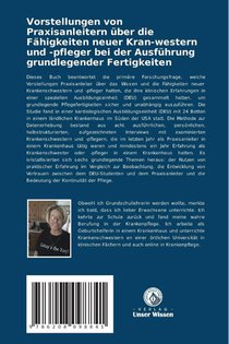 Vorstellungen von Praxisanleitern über die Fähigkeiten neuer Kran-western und -pfleger bei der Ausführung grundlegender Fertigkeiten achterzijde