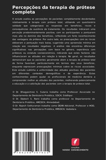Percepções da terapia de prótese completa achterzijde