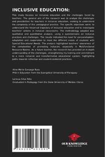 INCLUSIVE EDUCATION: achterzijde