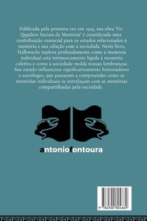 Os Quadros Sociais Da Memória achterzijde