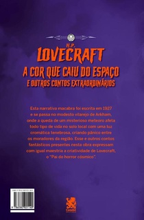 Lovecraft- A Cor Que Caiu Do Espaço achterzijde