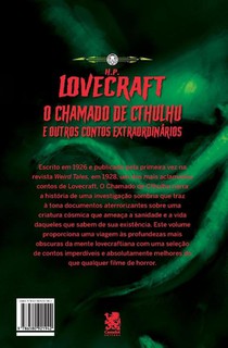 Lovecraft - O chamado de Cthulhu e Outros Contos Extraordinários achterzijde