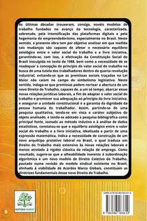 Direito Social E Novas Rela es Laborais achterzijde