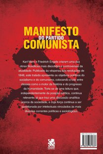 Manifesto do Partido Comunista - Karl Marx e Friedrich Engels achterzijde