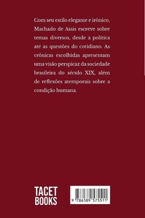 10 melhores crônicas - Machado de Assis achterzijde