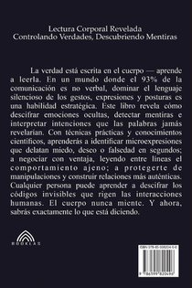 Lectura Corporal Revelada achterzijde