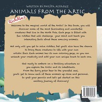 Animals from the Artic Riddles and Coloring Pages achterzijde