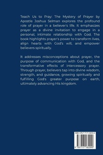 Teach Us To Pray achterzijde