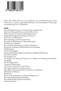 Praxis und Theorie der Individualpsychologie achterzijde