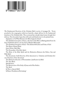 The Fundamental Doctrines of the Christian Faith achterzijde
