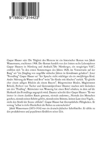 Caspar Hauser achterzijde