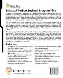 Practical Python Backend Programming achterzijde