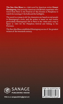 The Sun Also Rises (Deluxe Hardbound Edition) achterzijde