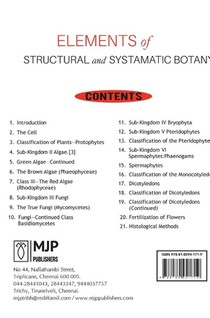 Elements of Structural and Systematic Botany achterzijde
