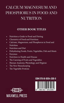 CALCIUM MAGNESIUM AND PHOSPHORUS IN FOOD AND NUTRITION achterzijde