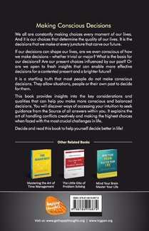 Mastering The Art Of Decision Making - How To Make The Best Choices In Life achterzijde