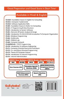 CS-63 Introduction to System Software achterzijde