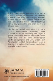 A Theory of Human Motivation achterzijde