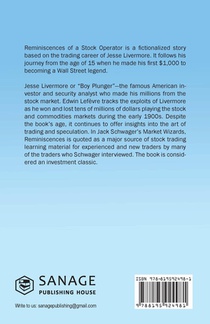 Reminiscences of a Stock Operator achterzijde