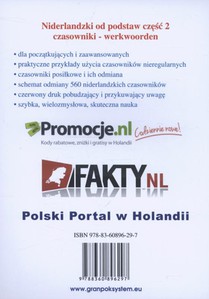 Niderlandzki od podstaw - czasownki Nederlandse werkwoorden voor Poolstaligen achterzijde