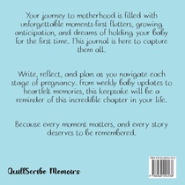 My Pregnancy Journal for First Time Mom achterzijde