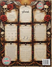 Chicano Calligraphy Workbook achterzijde