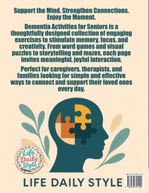 Dementia Activities for Seniors achterzijde