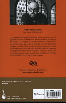 Las luces de septiembre achterzijde