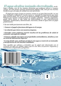 Agua Ionizada achterzijde