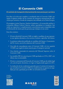 El Convenio CMR achterzijde