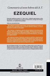 Comentario al texto hebreo del Antiguo Testamento - Ezequiel achterzijde