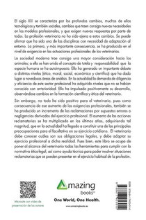 La Responsabilidad Profesional del Veterinario achterzijde