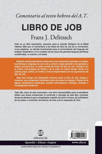 Comentario al texto hebreo del Antiguo Testamento - Job achterzijde